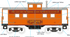 MTH 30-77432 - RailKing Scale - Steel Caboose "Chicago South Shore" #15