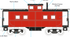 MTH 30-77430 - RailKing Scale - Steel Caboose - Unlettered
