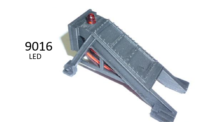 K & R Custom Models #9016 - Lighted Bumper w/ LED Top Front