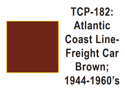 Tru-Color Paint TCP-182 - Atlantic Coast Line - Freight Car Brown; 1944-1960's (Solvent-Based Paint)