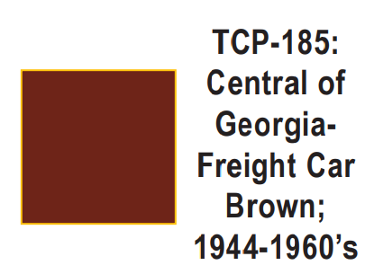 Tru-Color Paint TCP-185 - Central of Georgia - Freight Car Brown; 1944-1960's (Solvent-Based Paint)