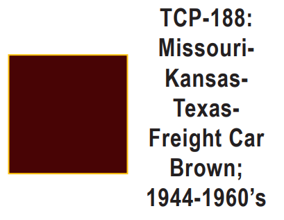 Tru-Color Paint TCP-188 - MKT - Freight Car Brown; 1944-1960's (Solvent-Based Paint)