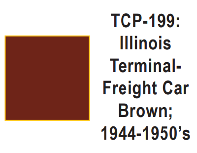 Tru-Color Paint TCP-199 - Illinois Terminal - Freight Car Brown; 1944-1950's (Solvent-Based Paint)