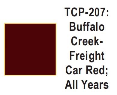 Tru-Color Paint TCP-207 - Buffalo Creek - Freight Car Red; All Years (Solvent-Based Paint)