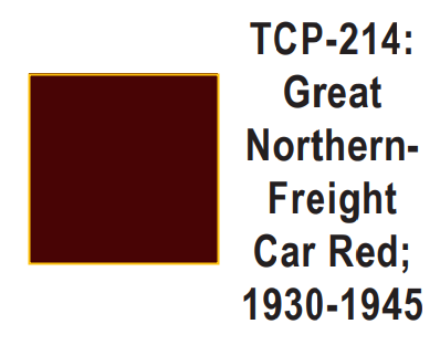 Tru-Color Paint TCP-214 - Great Northern - Freight Car Red, Late 1930's - 1945 (Solvent-Based Paint)