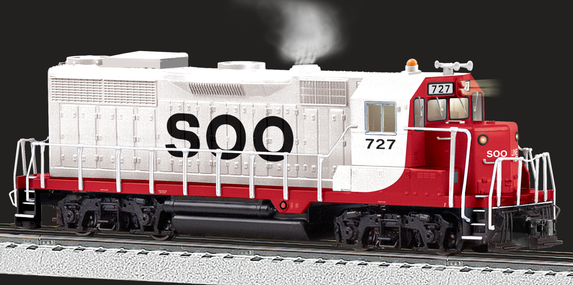 Lionel 2533955 - Legacy GP35 Diesel Locomotive "SOO Line" #724 - Custom Run for MrMuffin'sTrains