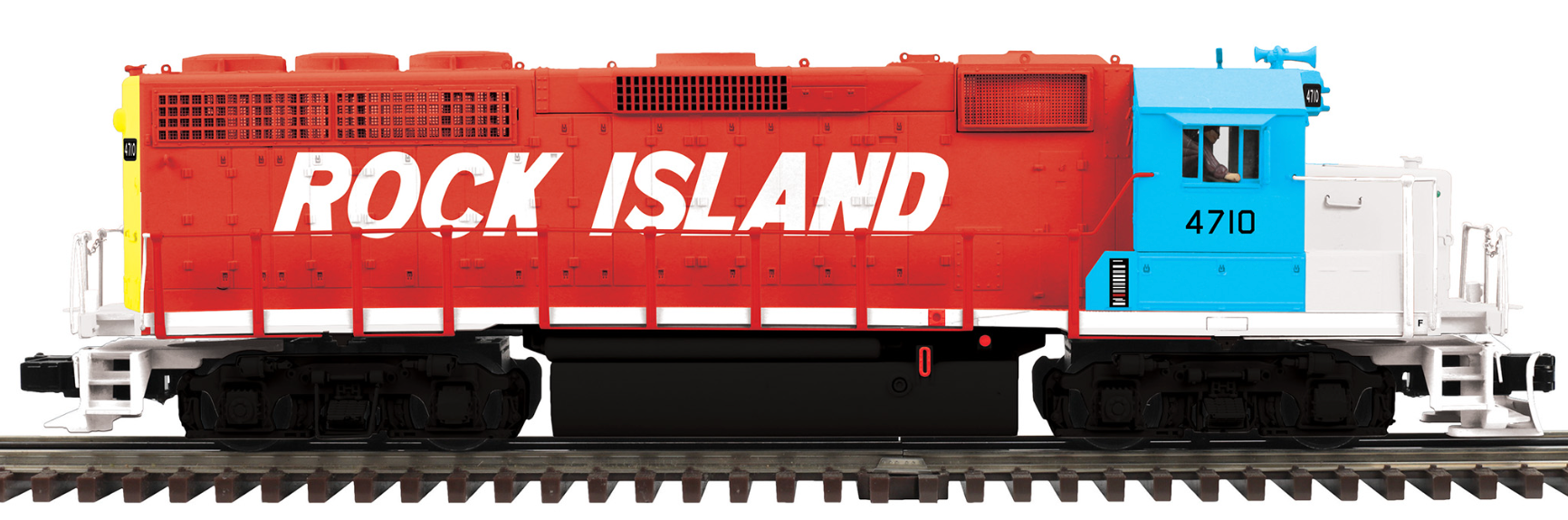 Atlas O 30138691S - Premier - GP40 Diesel Locomotive "Rock Island" #4710 - Custom Run for MrMuffin'sTrains