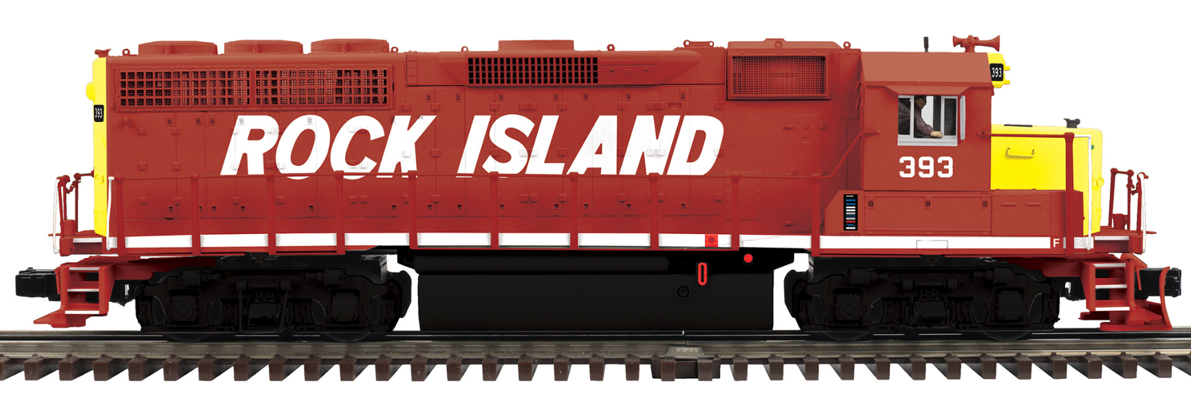 Atlas O 30138692S - Premier - GP40 Diesel Locomotive "Rock Island" #393 - Custom Run for MrMuffin'sTrains