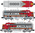 Lionel 2633690 - Legacy High-End Super Chief "Santa Fe" #21 Set - F3's Only - Custom Run for MrMuffin'sTrains