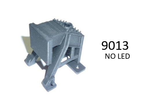 K & R Custom Models #9013 - Un-Lighted Stub Bumper w/ Plug Lower Back