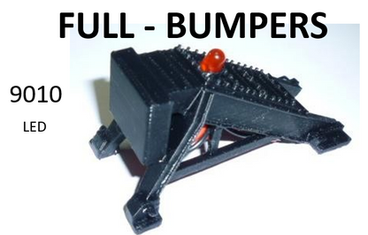 K & R Custom Models #9010 - Lit Bumper w/ LED Lower Back - MrMuffin'sTrains