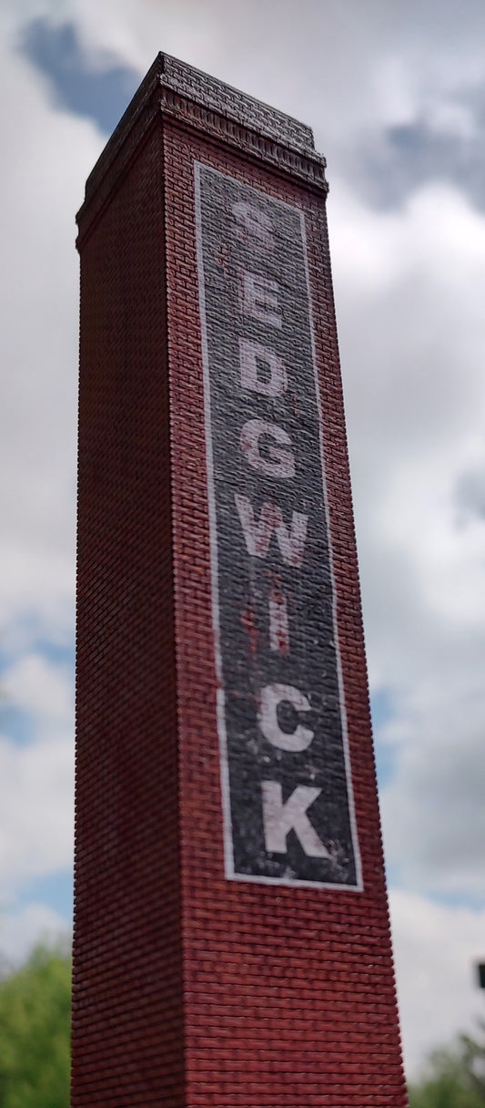 Sedgwick O Scale Models M003 - Incinerator Stack Kit - MrMuffin'sTrains