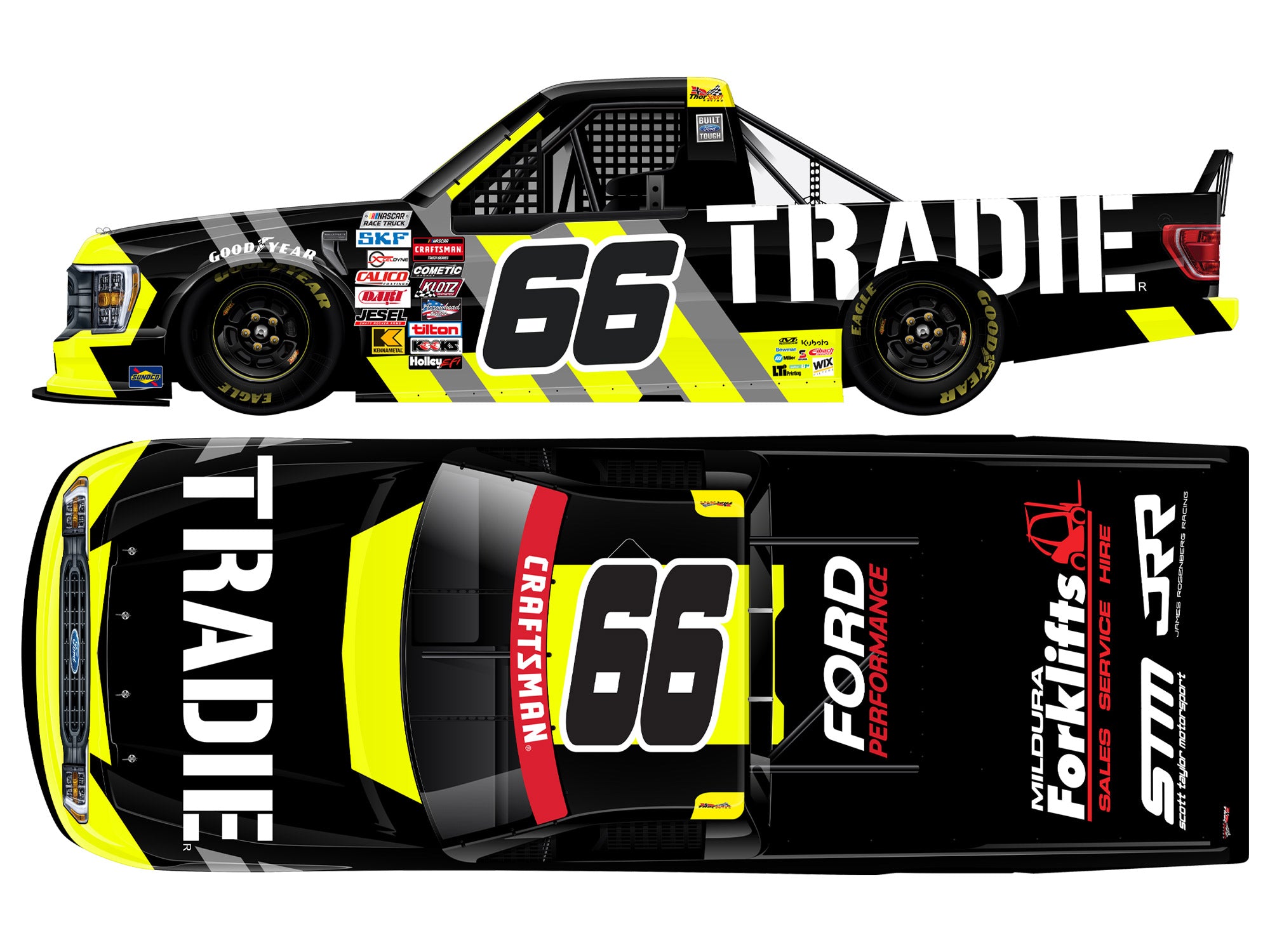 Lionel Racing - NASCAR Craftsman Truck Series 2024 - Cam Waters - #66 Tradie