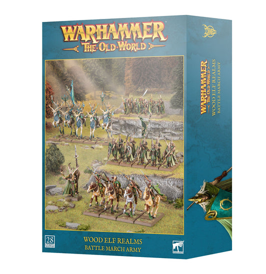 Media: Games Workshop 13-110 - Warhammer: The Old World - Wood Elf Realms: Battle March Army