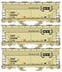 Accurail HO 8179 - Kit - ACF 2-Bay Covered Hopper Kit "CSX" (3-Car)