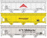 Accurail HO 8176 - Kit - ACF 47' 3-Bay Center-Flow Covered Hoppers Kit (3-Car)