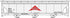Accurail HO 8176 - Kit - ACF 47' 3-Bay Center-Flow Covered Hoppers Kit (3-Car)