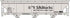Accurail HO 8176 - Kit - ACF 47' 3-Bay Center-Flow Covered Hoppers Kit (3-Car)