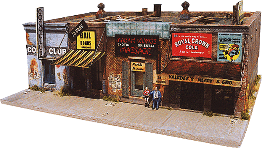 Downtown Deco HO 1002 - Addams Avenue Building (Kit) Part Two
