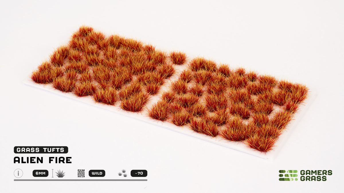 Gamers Grass GGA-FT - Alien Fire Tuft 6mm - MrMuffin'sTrains