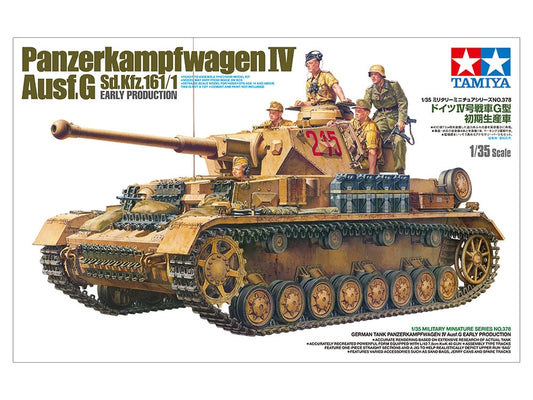 Tamiya 35378 - German Tank Panzer IV Ausf.G - 1/35 Scale Model Kit