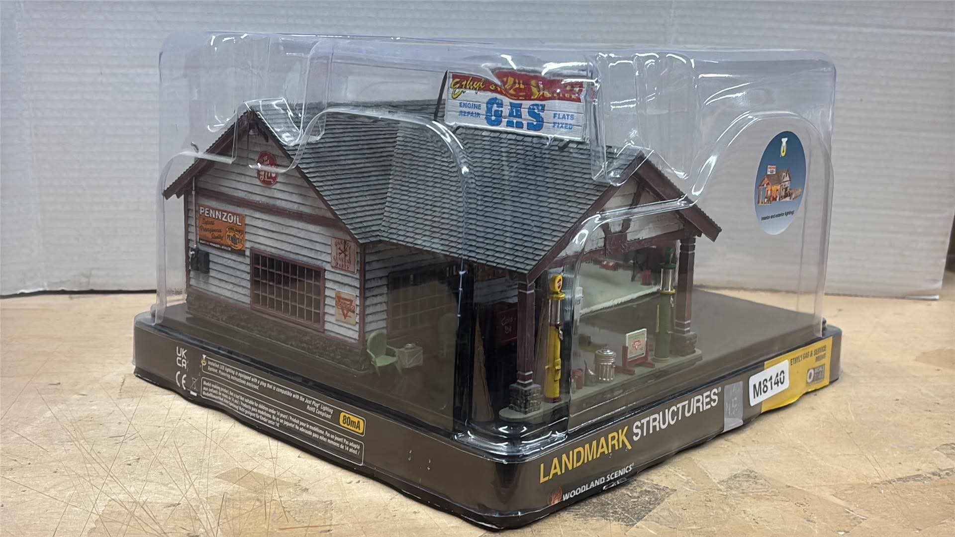 Woodland Scenics BR5849 Ethyl's Gas & Service-Second hand-M8140