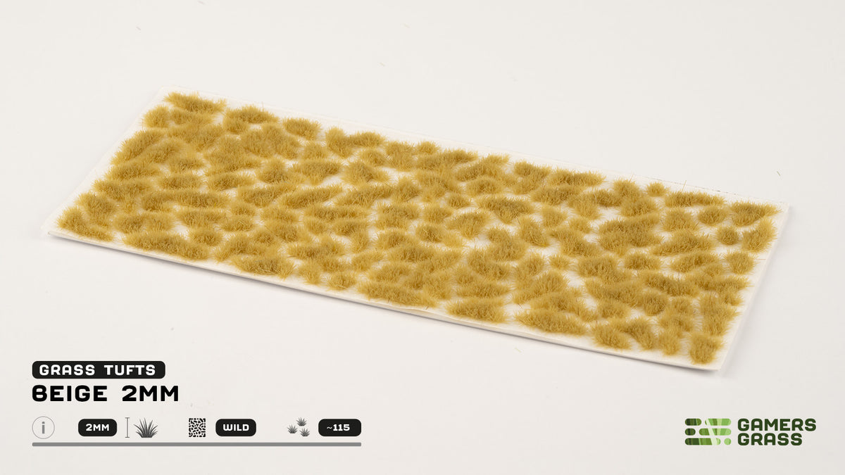 Gamers Grass GG2-BEI - Beige 2mm - MrMuffin'sTrains