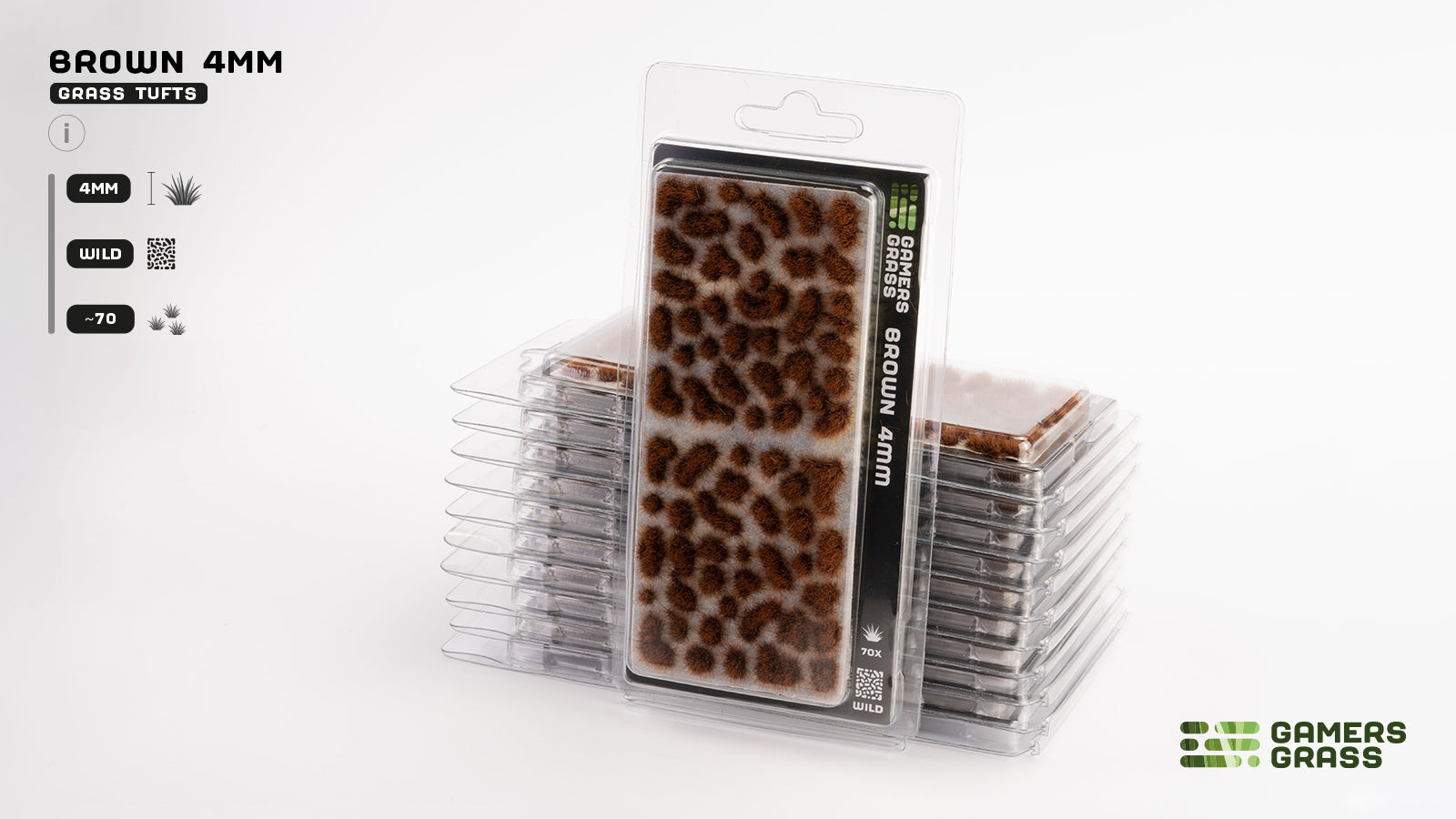 Gamers Grass GG4-B - Brown 4mm
