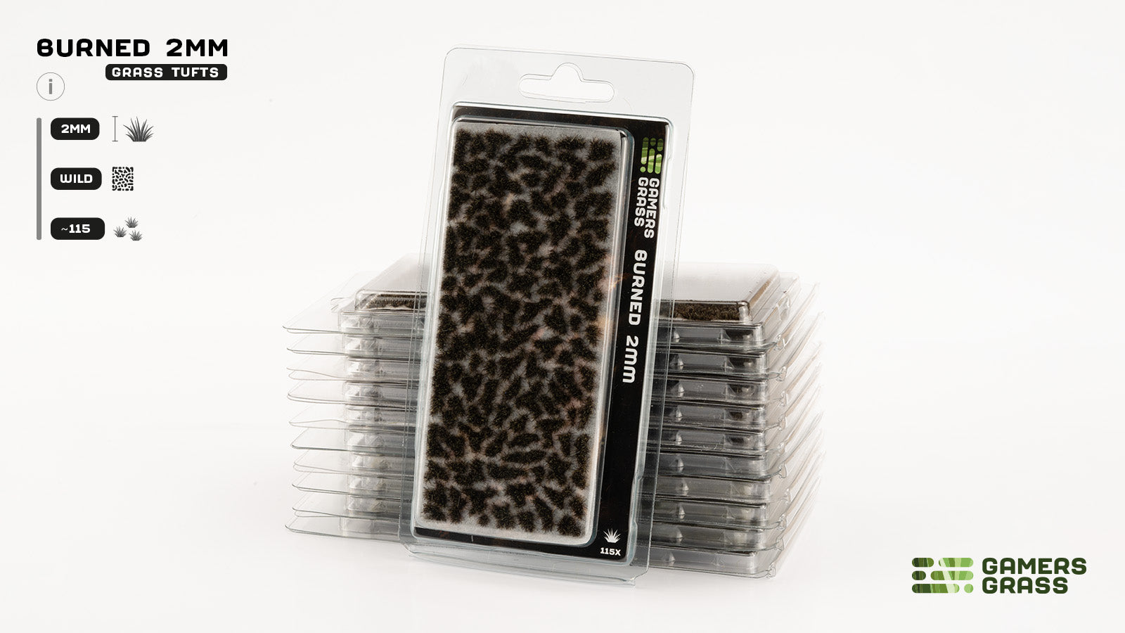 Gamers Grass GG2-BUR - Burned 2mm