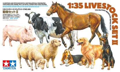 Tamiya 35385 - Livestock Set II - 1/35 Scale Model Kit