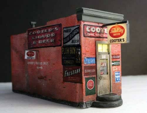 Downtown Deco HO 1084 - Cooter's Liquor Building (Kit)