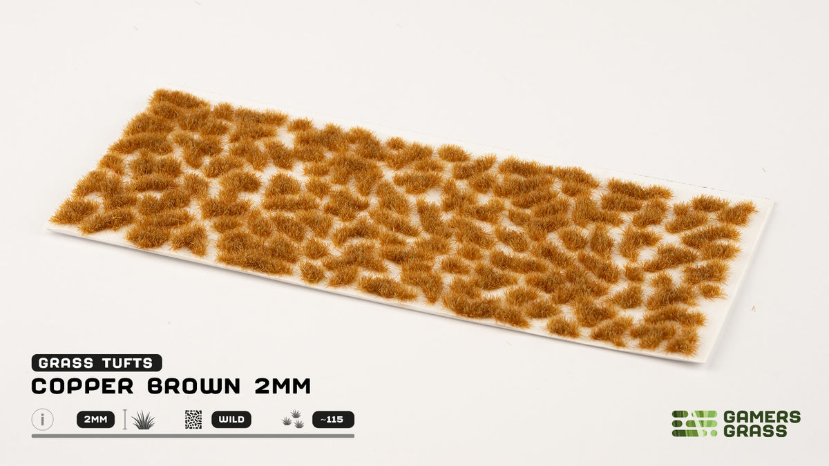 Gamers Grass GG2-CB - Copper Brown 2mm - MrMuffin'sTrains