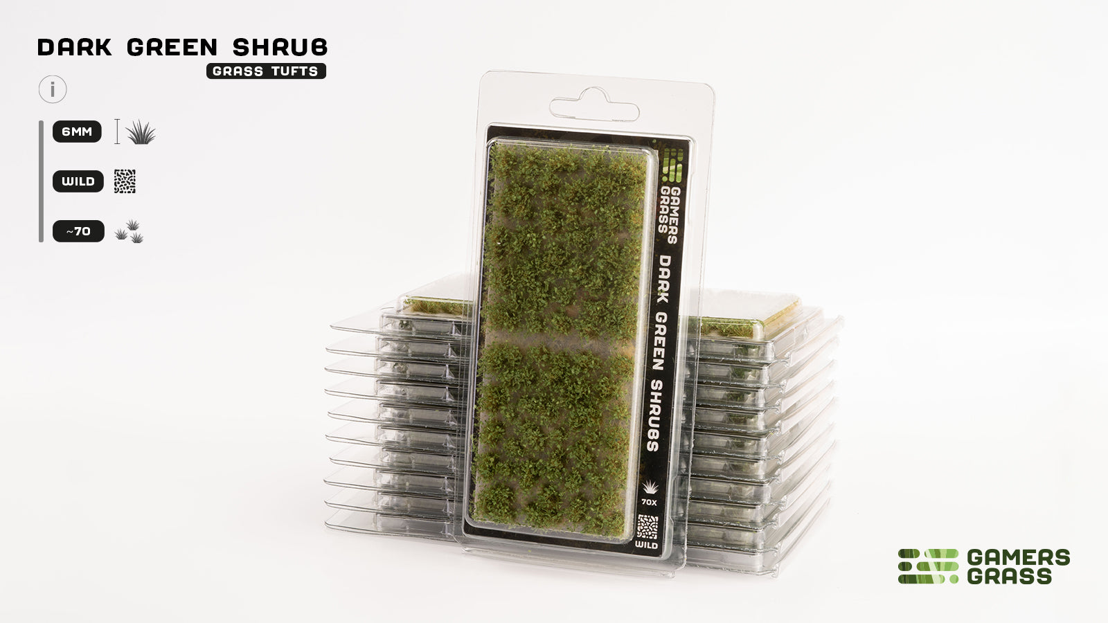 Gamers Grass GGS-DG - Dark Green Shrubs