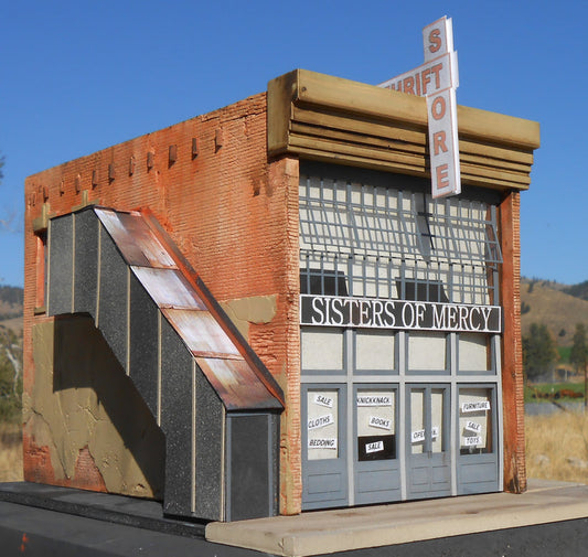 Downtown Deco O 51 -  Sisters of Mercy Thrift Store Building Kit