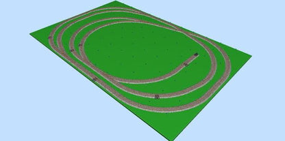 Atlas HO-4 Twice Around in 4’ x 6’ - Code 100 Layout Packages