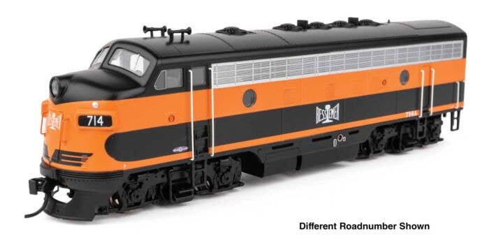 Walthers HO 910-21401 - Mainline - EMD F7 Diesel Locomotive "Bessemer & Lake Erie" #720A/B (ESU Sound & DCC)