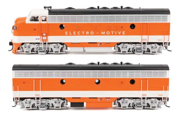 Walthers HO 910-11404 - Mainline - EMD F7 Diesel Locomotive "EMD Demo" #1950A/C (Standard DC)