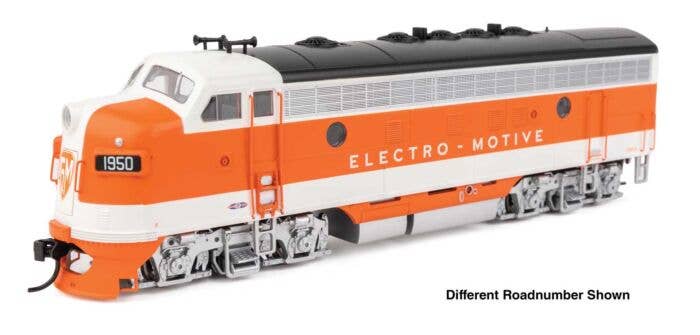 Walthers HO 910-11405 - Mainline - EMD F7 Diesel Locomotive "EMD Demo" #1950B (Standard DC)
