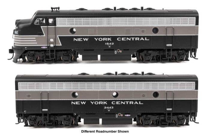 Walthers HO 910-21410 - Mainline - EMD F7 Diesel Locomotive "New York Central" #1842/2443 (ESU Sound & DCC)