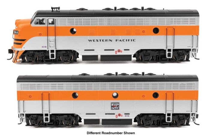 Walthers HO 910-21419 - Mainline - EMD F7 Diesel Locomotive "Western Pacific" #917A/B (ESU Sound & DCC)