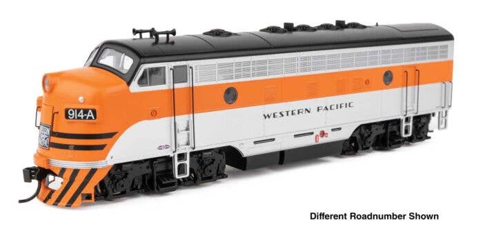 Walthers HO 910-21421 - Mainline - EMD F7 Diesel Locomotive "Western Pacific" #919A (ESU Sound & DCC)