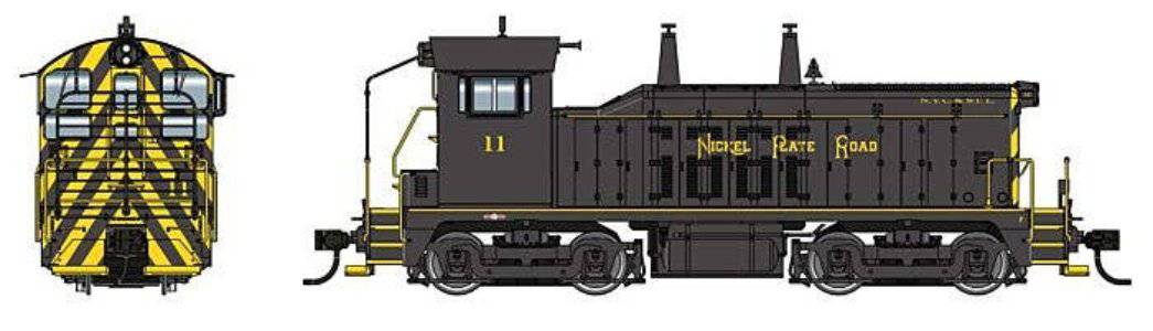Walthers HO 920-50505 - Proto - EMD NW2 Diesel Locomotive "Nickel Plate Road" #11 (Standard DC)