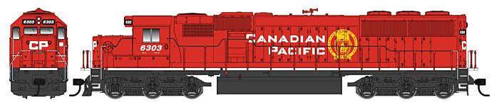 Walthers HO 910-9762 - Mainline - EMD SD60 Spartan Cab Diesel Locomotive "Canadian Pacific" #6303 (Standard DC)