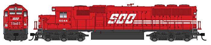Walthers HO 910-9773 - Mainline - EMD SD60 Spartan Cab Diesel Locomotive "SOO Line" #6052 (Standard DC)