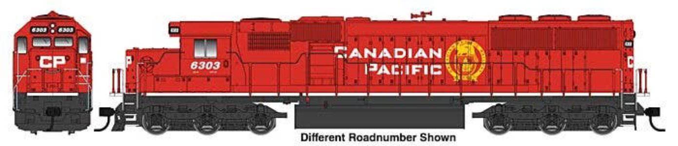 Walthers HO 910-19763 - Mainline - EMD SD60 Spartan Cab Diesel Locomotive "Canadian Pacific" #6308 (ESU Sound & DCC)