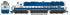 Walthers HO 910-19770 - Mainline - EMD SD60 Spartan Cab Diesel Locomotive "Oakway" #9009 (ESU Sound & DCC)