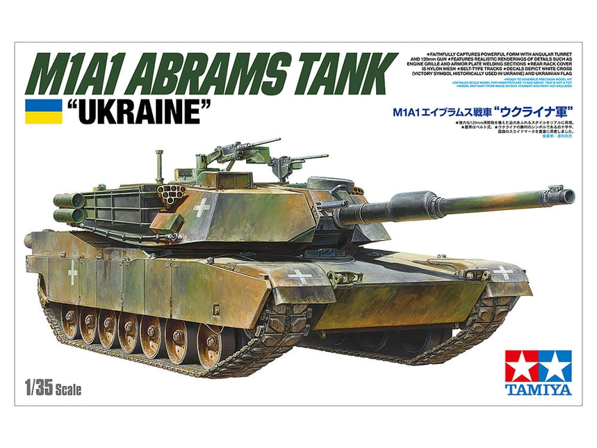 Tamiya 25216 - M1A1 Abrams Ukraine - 1/35 Scale Model Kit