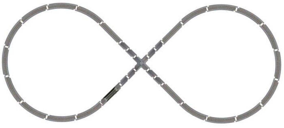 Walthers HO 931-1366 - Trainline - Power-Loc Figure 8 Track Set