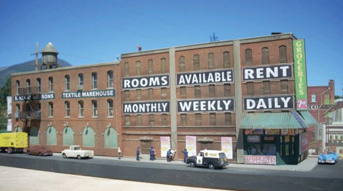 Downtown Deco HO 1055 - Front Street Building Flat