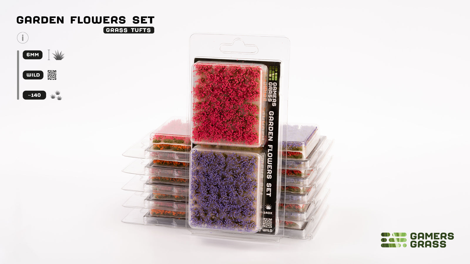 Gamers Grass GGSET-GF - Garden Flowers Set